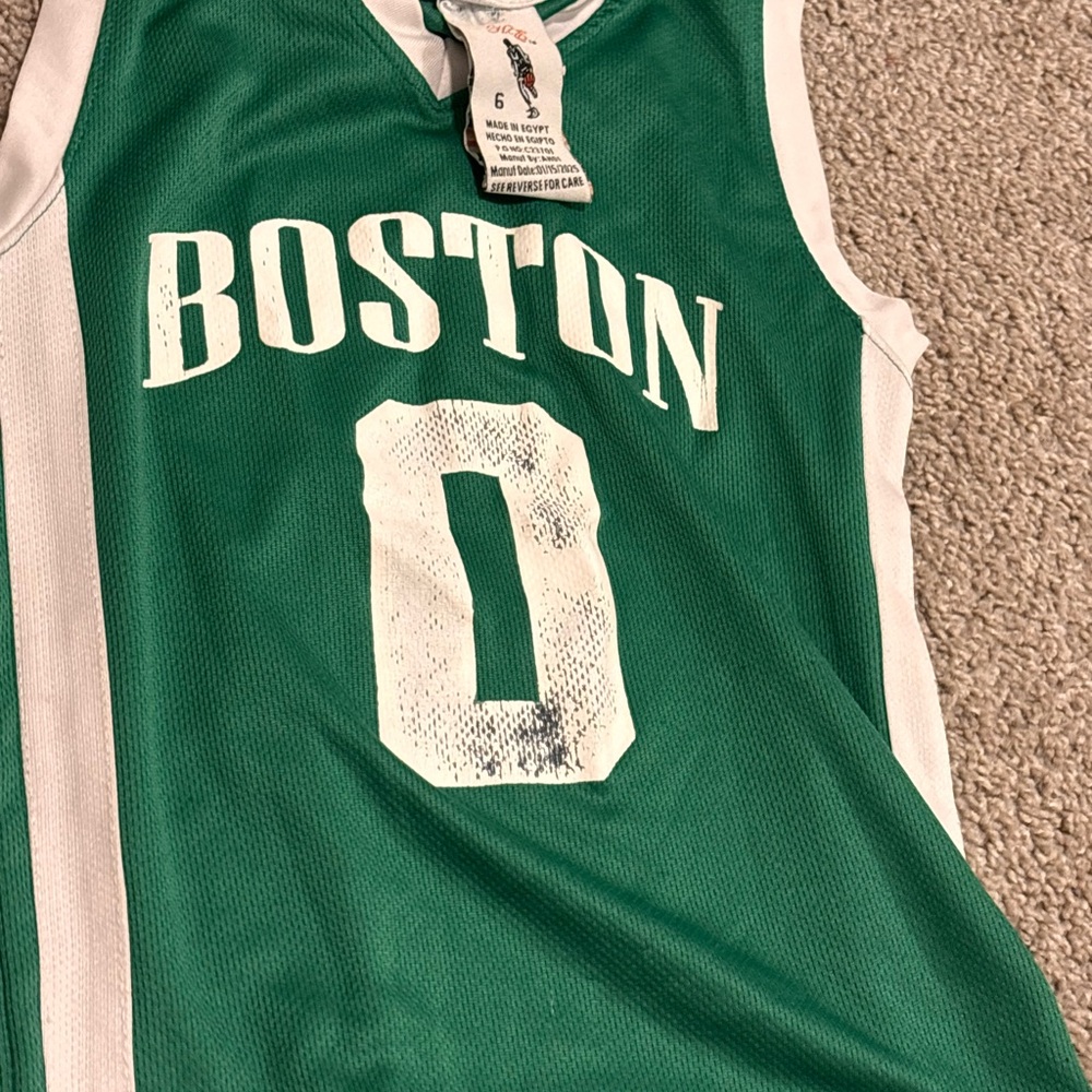 Boston Green Basketball Jersey Tank Top